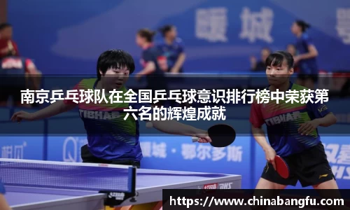 南京乒乓球队在全国乒乓球意识排行榜中荣获第六名的辉煌成就